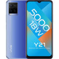 Vivo Y21 Ram 4Gb+1GB Rom 64GB Battery 5000mah 18W Fast Charge Box Pack 1 Year Warranty. 