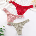Women Briefs Soft Texture Women y Lace G-strings. 