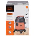 Black n Decker Vacuum Cleaner (Wet n Dry) with Blower function - WDBD15 - 15 Litre 1400 Watt. 