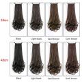 RHS Online Drawstring Curly Wig Ponytail Heat Resistant Hairpieces Natural Clip In Hair Extensions. 