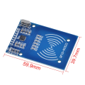 RC522 RFID_ Card Reader Writer Module for Arduino Microcontroller rc522  module by Electrica. 