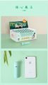 Kang Ming LED strong light long-range elf USB rechargeable lithium battery portable pocket portable emergency mini flashlight. 