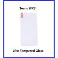 2Pcs Tecno WX3 Tempered Glass Polish Screen Protector For Tecno WX3. 