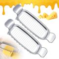 Creativity Stainless Steel Cheese Slicer Handheld Multifunctional Cheese Cut Wire Kitchen Food Tool Cheese Divider. 