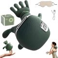 Blueidea Hand Shoulder and Neck Massager, Portable Bionic Neck Massager with Heat Kneading, Electric Shiatsu Neck and Back Massager, 3-Speed Adjustment, for Pain Relief Deep Tissue (Green) Massage with 3-Speed Adjustment for Shoulder, 2025 New Electric. 