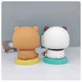 Cute Panda Bear Figure Gift Collectible Bubu Dudu Doll Ornament Kawaii Animal Toy Home Decoration. 