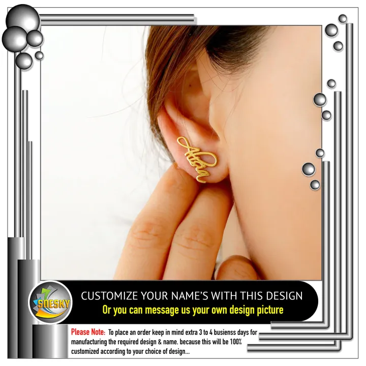 Customize%20Name%20Earrings%20for%20Girls,%20Fashion%20Jewellery%20Stud%20Earrings%20-%20Image%202