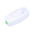 Plastic On Off Inline Cord Line Switch Bed Switch Button ON/OFF Bedside Switch 10Amp 250V Rocker switch ON OFF button bed switch for AC/DC circuits. 