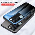 Vivo V29 V2250 V29Pro 5G V2251 Case Gradient Tempered Glass Shockproof Back Cover Hard Phone Case for Vivo V29 VivoV29 V2250. 