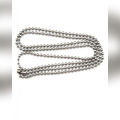 Stainless Steel Black Ball-bead Chain. 