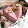 Heart Shaped Chocolate Mold Pinata Cake Mold and Hammer Popsicle Mold Set Diamond Silicone Mousse Cake Mold Trays ​Candy Dessert Ice Cream for Cake Decoration Making Ice Cream Chocolate. 