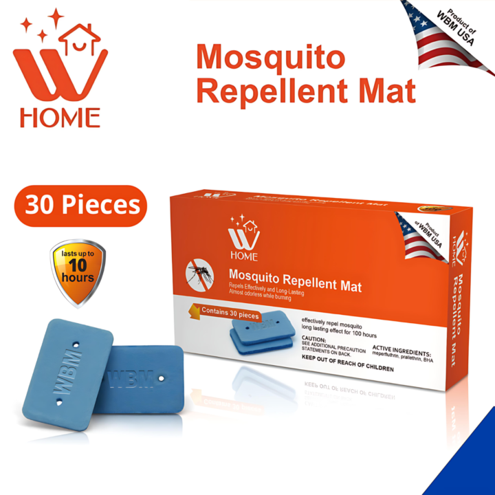 (30 Pcs) W Home Mosquito Repellent Mat | Mosquito Killer Upto 10 Hours