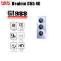 3 in 1 Realme C65 Shockproof Phone Case for Realme C67 4G C65 Ceramic Frosted Film+Camera Lens Film. 