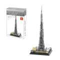 Odeez The Burj Khalifa Tower Dubai Construction Building Blocks Model 555 Pieces. 