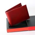 Leather Wallet For Men (RED). 