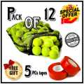 Tannis/Tennis ball-for cricket-pack of 6/Sports, Tape ball-of 12-pcs/bundle/Swing-Circket practice ball/training balls-for boys, kids-Best ball-for Match/T20/Gully Cricket-Set of/Cricket balls, Cricket tanis-bat/tenis ball, in bulk-Bounce ball for cricket. 