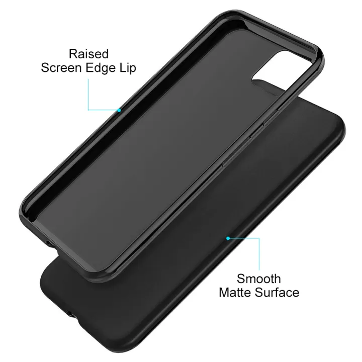 Google%20Pixel%204%20Case,%20Soft%20TPU%20Matte%20Finish%20Mobile%20Phone%20Case%20Ultra%20Thin%20Slim%20Fit%20Protective%20Cell%20Phone%20Back%20Cover%20for%20Google%20Pixel%204%20-Black%20-%20Image%203