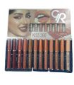 Liquid Lipstick 6 Pieces (Half Set) & 12 Pieces (Full Set) Lipgloss Matte Lipsticks Nude Redish Shades Lipglosses. 