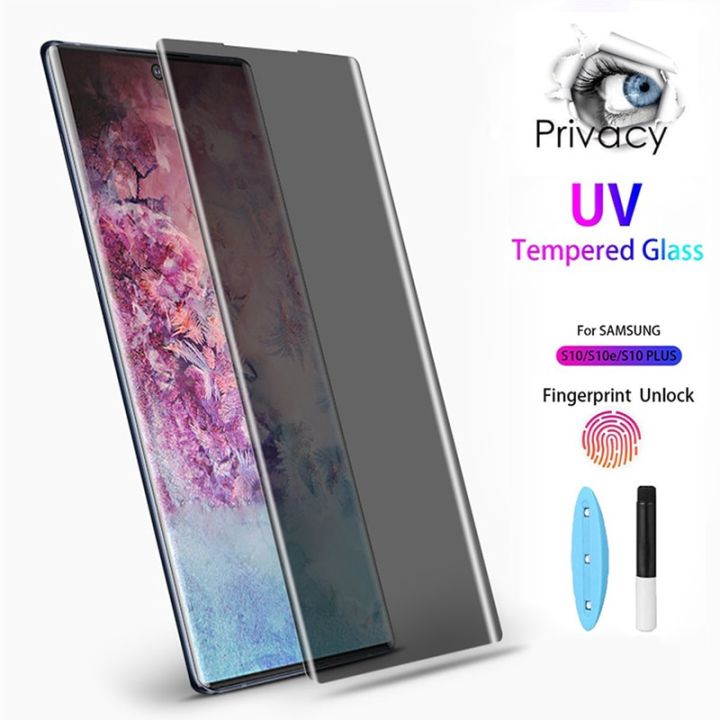 Oppo Reno 4 Pro UV Privacy Tempered Anti Spy Glass Screen Protector Full Curved Protector For Reno 4 Pro
