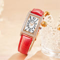 New square arab numerals ladies waterproof watch manufacturers spot wholesale douyin kuaishou dropshipping watch women. 