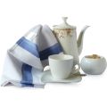 Set of 6 LARGE ,Tea Towels, Soft and Absorbent - Lint Free, Kitchen Dish Towels 50x70 cm. 100% Cotton ,Fade Resistant and Quick Dry.. 