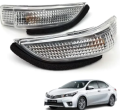 Toyota Corolla 2015-20 Side mirror indicator light  CHINA | Imported CHINA Side Mirror Signal Lamp/Indicator light for GLI AQUA Vitz Preas LEFT or Right  | Car Door Side Mirror Altis XLI, GLI 2015-2023 High Quality L/R. 