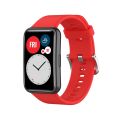 For Huawei Watch Fit TIA-B09 Silicone Watch Band(orange). 