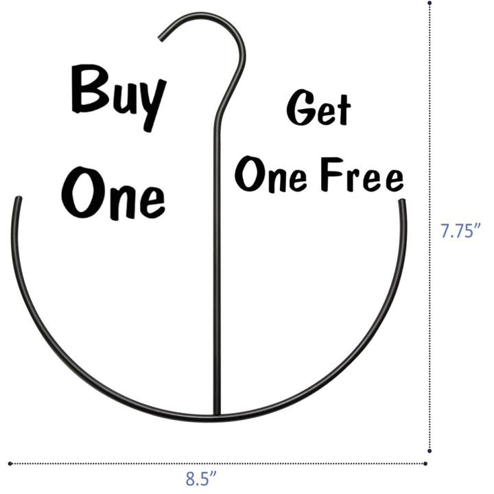 Heavy Duty Belt Hanger Shoe Rack Organizer EasyView (Black)