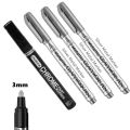 【HOT】 Metallic Mirror Silver Marker Pen Art Paint Markers Liquid Chrome Silver Pens Waterproof Reflective Metal Effect Craftwork Pen. 