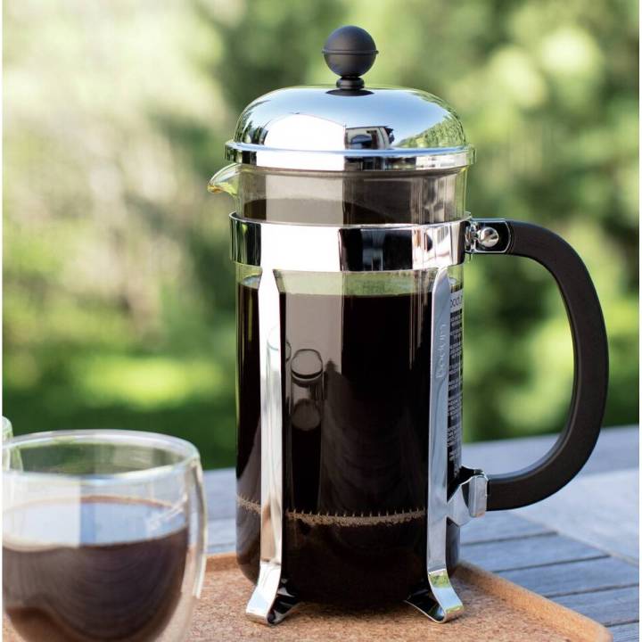 Stainless Steel Glass French Filter Coffee Pot Coffee Tea Pot Press Plunger Hollow Cafetiere Tool New Coffee Maker 350/600/1000 ml