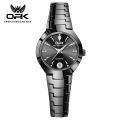 OPK Watch for Women  Waterproof Fashion Korean Style Diamond Dial Luminous Calendar Stainless Steel Ladies Relo 8105. 