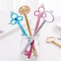 01 PC  Plastic Retro Key Gel Pen Candy Color Key Pen Key Gel Pen Student Gel Pen. 