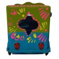 Wooden Painting Rickshaw Small Size. 