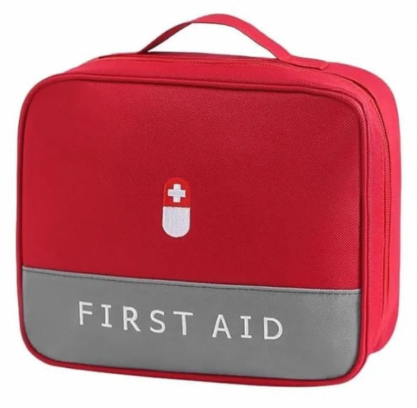 Portable Waterproof Medicine Storage Box & First Aid Kit Organizer - Multi-Pocket Medical Pouch for Travel & Home, Outdoor Medicine Bag, Cosmetic Organizer