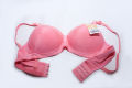 Pack of 1 imported double padded bra for womens new sexy pushup style brazzer- self print in half cup -bridal bra-soft and comfy adjustable straps 3 hooks in back size 32-44 multicolor. 