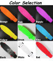 Fiber skateboard 27 inch for boys and girls skate board for kids and adults. 