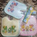 Product new born baby Bibs pack of 3 pieces water resistant high quality bibs. 