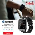 Sports Bluetooth Smart Watch Camera Lens Memory Card Supported Bluetooth Calling Support 280 mAh polymer battery Micro USB cable TPU Band. 