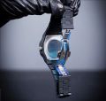 Arabic Aura Watch 2026 Black Modern Creative Design Waterproof Stainless Steel Chain Quartz Movement,,. 