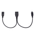 Baoer 2 In 1 Micro Usb Otg Data Cable Host Power Y Splitter Can Be Externally Powered For Mobile Phone Tablet Compatible For Android Windows. 