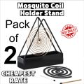 Pack Of 2 Insecticide Refill Coil stand, Metal stand Rack Hook for Room Décor Wall Mounted and Coil Stand, Nordic iron insect mosquito coil holder retro innovative home incense mosquito repellent ,Nordic Spiral Mosquito Coil Holder Iron Art Coil Frame. 