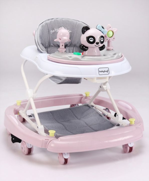 Babyhug%203%20in%201%20Activity%20Baby%20Walker%20Cum%20Rocker%20for%20Kids%20with%20Ajustable%20Height%20&%20Canopy%20and%20Parent%20Control%20Push%20Handle%20Footmat%20Music%20&%20Light-%20Pink%20-%20Image%206