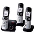 KX-TG6821 Trio (03 sets) Intercom plus PTCL Wireless landline Phone with Answering Machine and 06 Rechargeable Cells. 