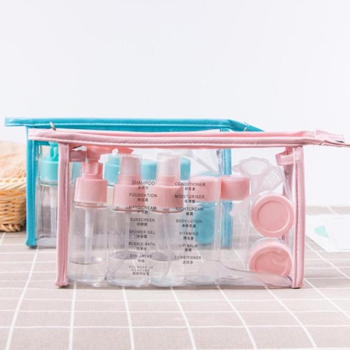 Travel Bottles Set 10pcs Travel Size Toiletry Bottles Kit,TSA Approved Leak Proof Containers Set with Zipper Bag Toiletry Containers Set for Liquids Carry Lotion, Shampoo, Cream, Soap