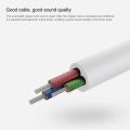 MH026 8 Pin Male to Dual 3.5mm Female Headphone Jack Wire Control Audio Adapter. 