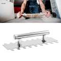 Steel Plastering Trowel Notched Spreader with Finishing Trowel Putty Drywall Hand Tool 30cm. 