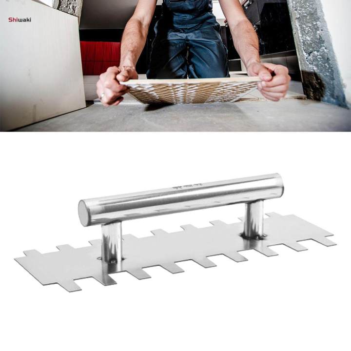 Steel%20Plastering%20Trowel%20Notched%20Spreader%20with%20Finishing%20Trowel%20Putty%20Drywall%20Hand%20Tool%2030cm%20-%20Image%202