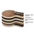Ebony Dalbergia Table Tennis Racket Bottom Plate 5 Ply Long Handl Podazz. 