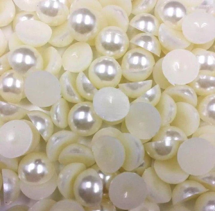 8MM%20100pcs%20Half%20Round%20Pearl%20Bead%20Flat%20Back%20Beads%20For%20Jewelry%20And%20Crafts%20Making%20Pearls%20Beads%20-%20Image%203