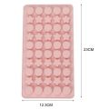 Star & Circle Silicone Chocolate & Candy Mold 50 Cavity. 
